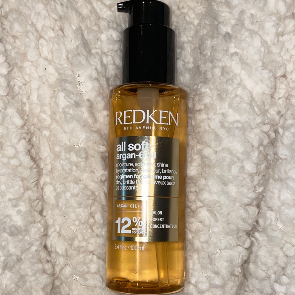 NEW Redken All Soft Argan-6 Oil with Black Pump
